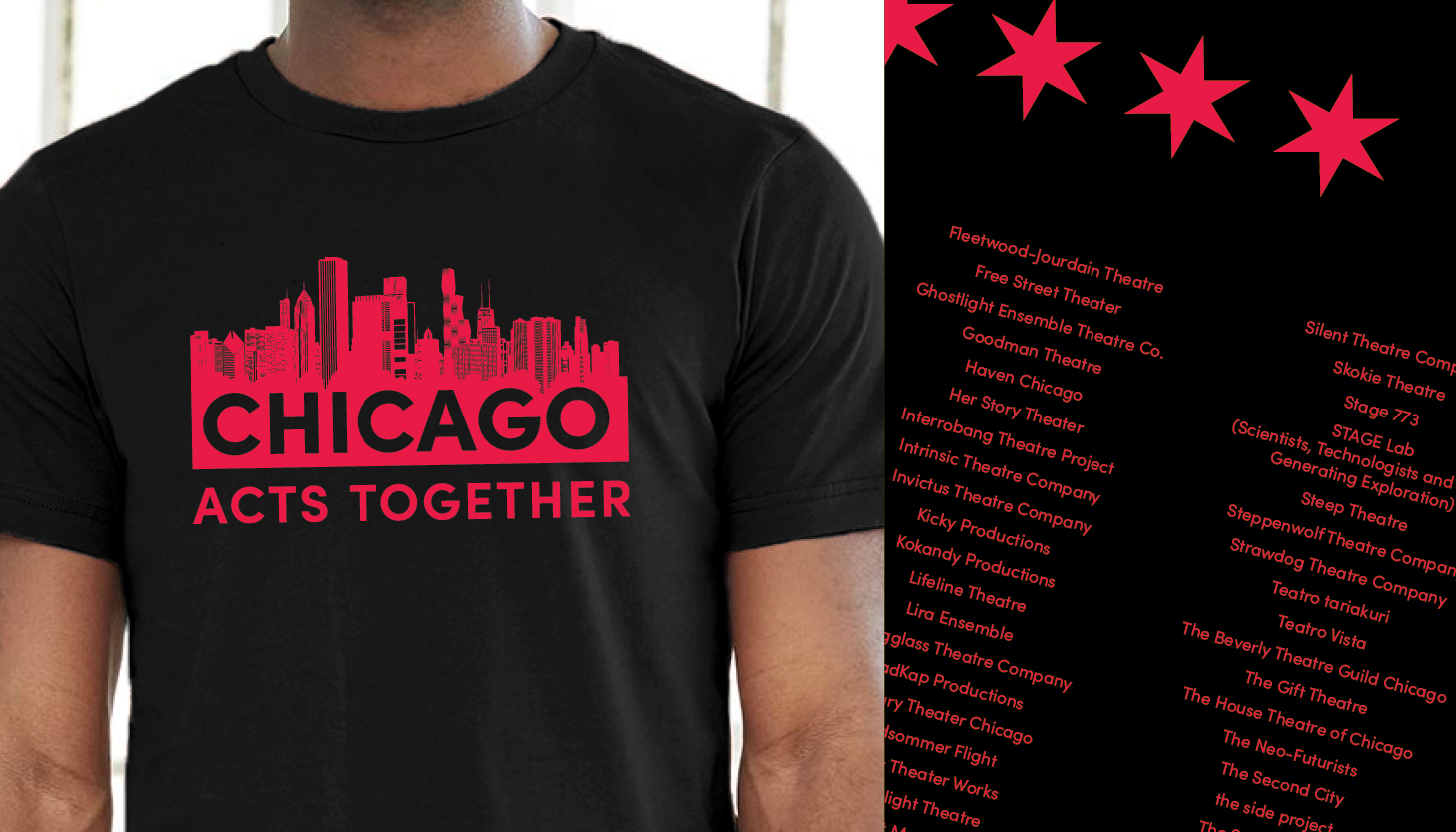 Chicago Acts Together t-shirt