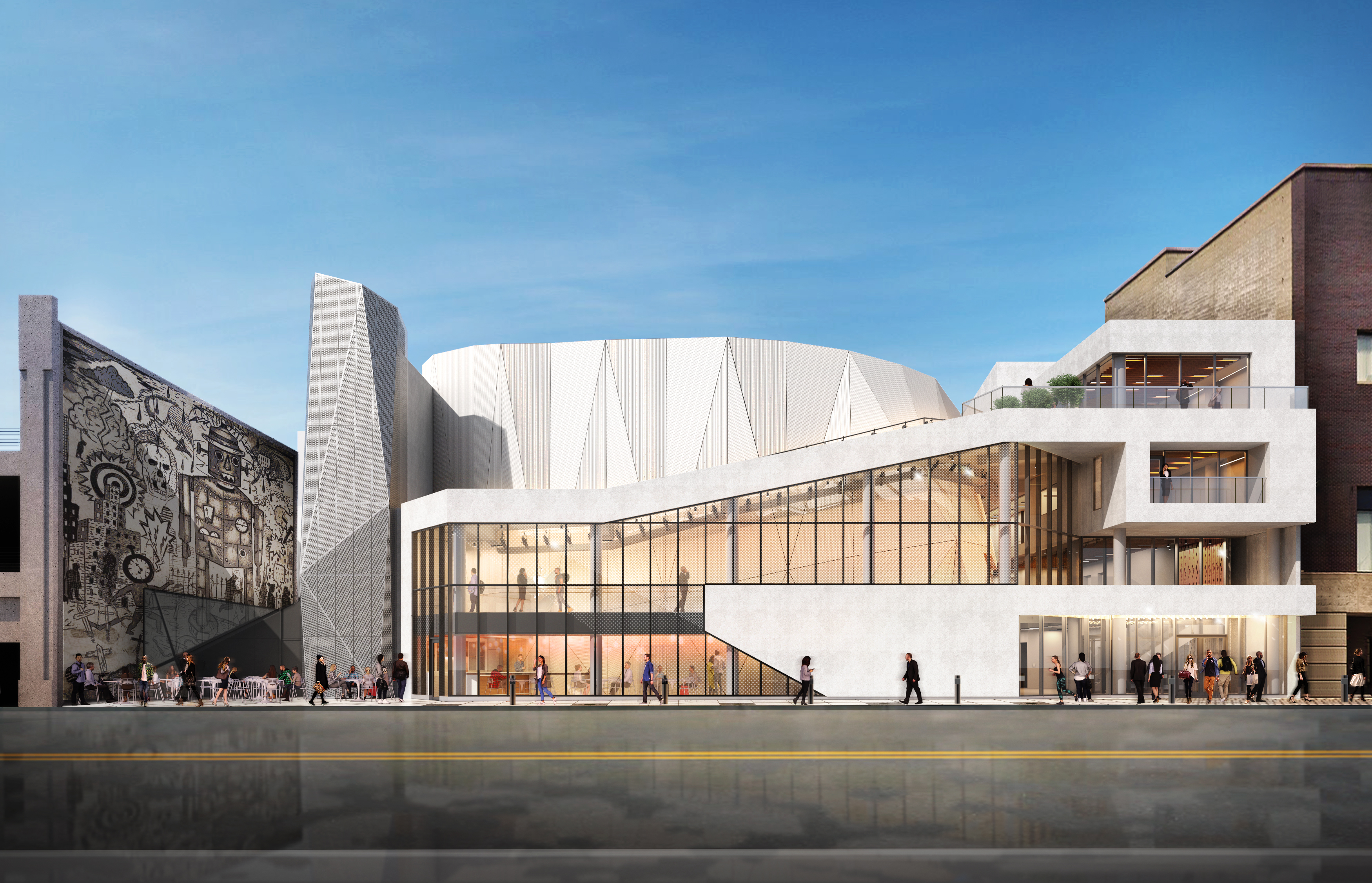 Rendering of Steppenwolf's new arts education building