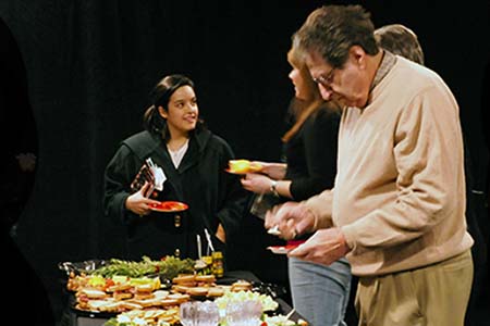 Guests enjoyed delicious Irish-inspired appetizers from Harrington’s catering