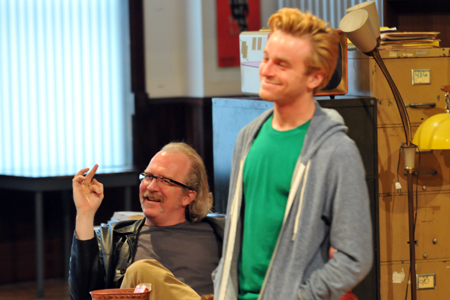 Ensemble member Tracy Letts with Patrick Andrews