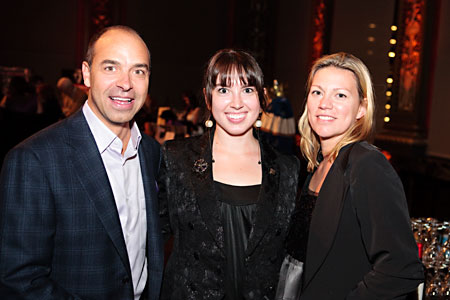 Behind the Curtain Event Chair, Greg Desmond, Steppenwolf’s Director of Corporate Relations, Katy Hall and Board Chair, Nora Daley Conroy 