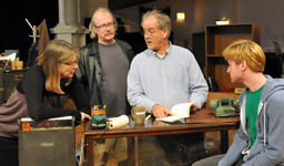 Ensemble members Amy Morton, Tracy Letts and Francis Guinan with Patrick Andrews