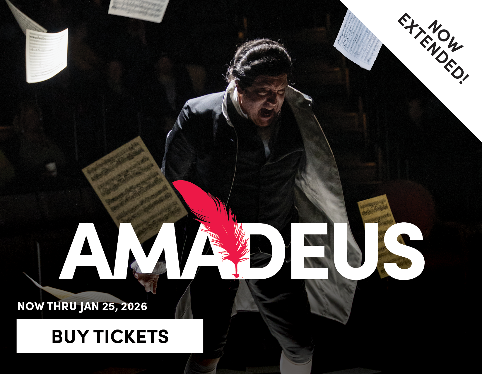 Amadeus - Now Extended! - Now Thru Jan 25, 2026 - Buy Tickets 