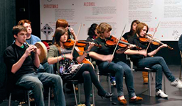 Young musicians from the Academy of Irish Music