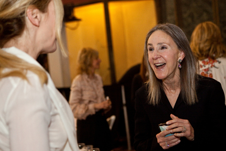 Honoree Joan Allen and Helen Zell (Steppenwolf Trustee).  