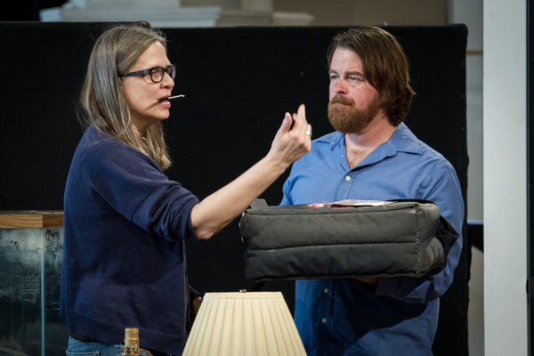 Director and ensemble member Amy Morton and Ira Amyx