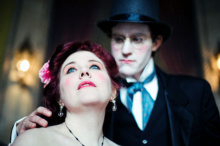 Something wicked this way comes, Kate Nawrocki as Cora Crippen & Matt Holzfeind as the Doctor