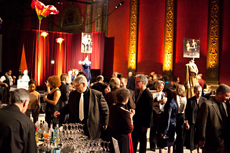 Guests enjoy Behind the Curtain 2010 at the Chicago Cultural Center