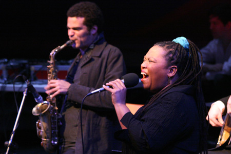 Greg Ward and Lucy Smith of the Lucy Smith Quintet