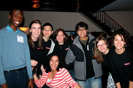 Members of the Steppenwolf Young Adult Council at the Night on Mango Street party.