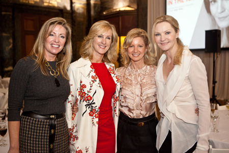 Cindy Lucaccioni, Sarah Beardsley (Steppenwolf Trustee), Mary Jo Fasan and Honoree Joan Allen
