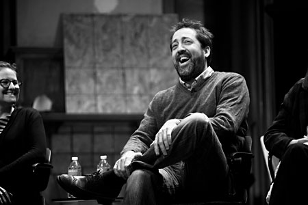 Ensemble member Ian Barford as part of the artistic presentation