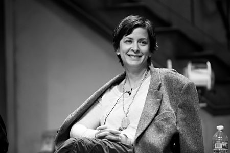 Ensemble member Anna Shapiro as part of the Artistic Presentation